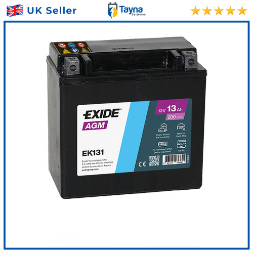 Exide ek131 agm car battery - ek131,