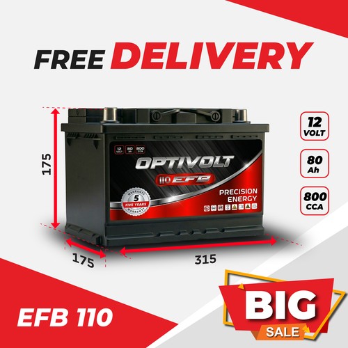 Optivolt 110 efb - 110, 80ah
