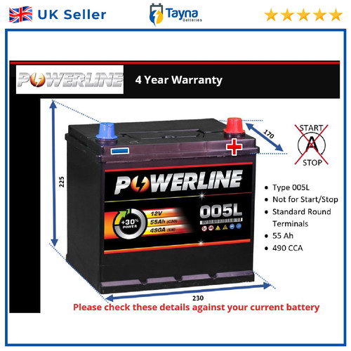 Car battery 005l - battery,