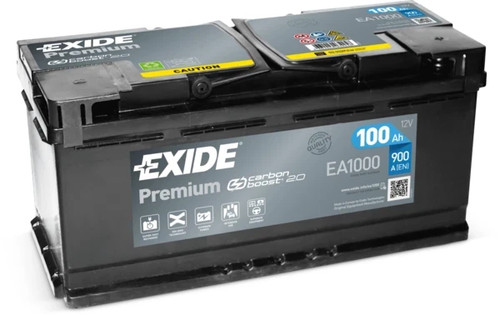 Car battery ea1000 - exide, 017