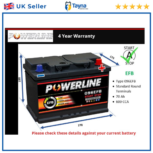 Efb car battery - battery, 096efb