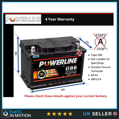 Car battery 096 powerline - car,