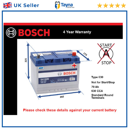 Car battery s4026 bosch - car,
