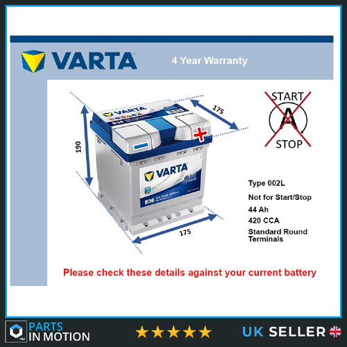 Car battery b36 - car,