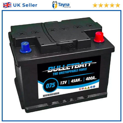Car battery 075 bulletbatt - battery,