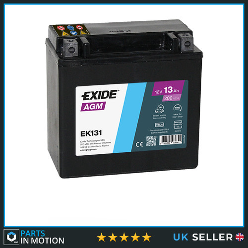 Exide ek131 agm car battery - car,